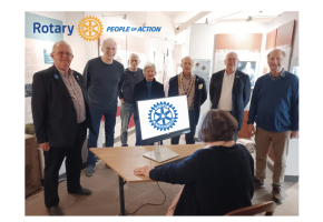 Ashby Museum receives much needed digital update donation from Rotarians